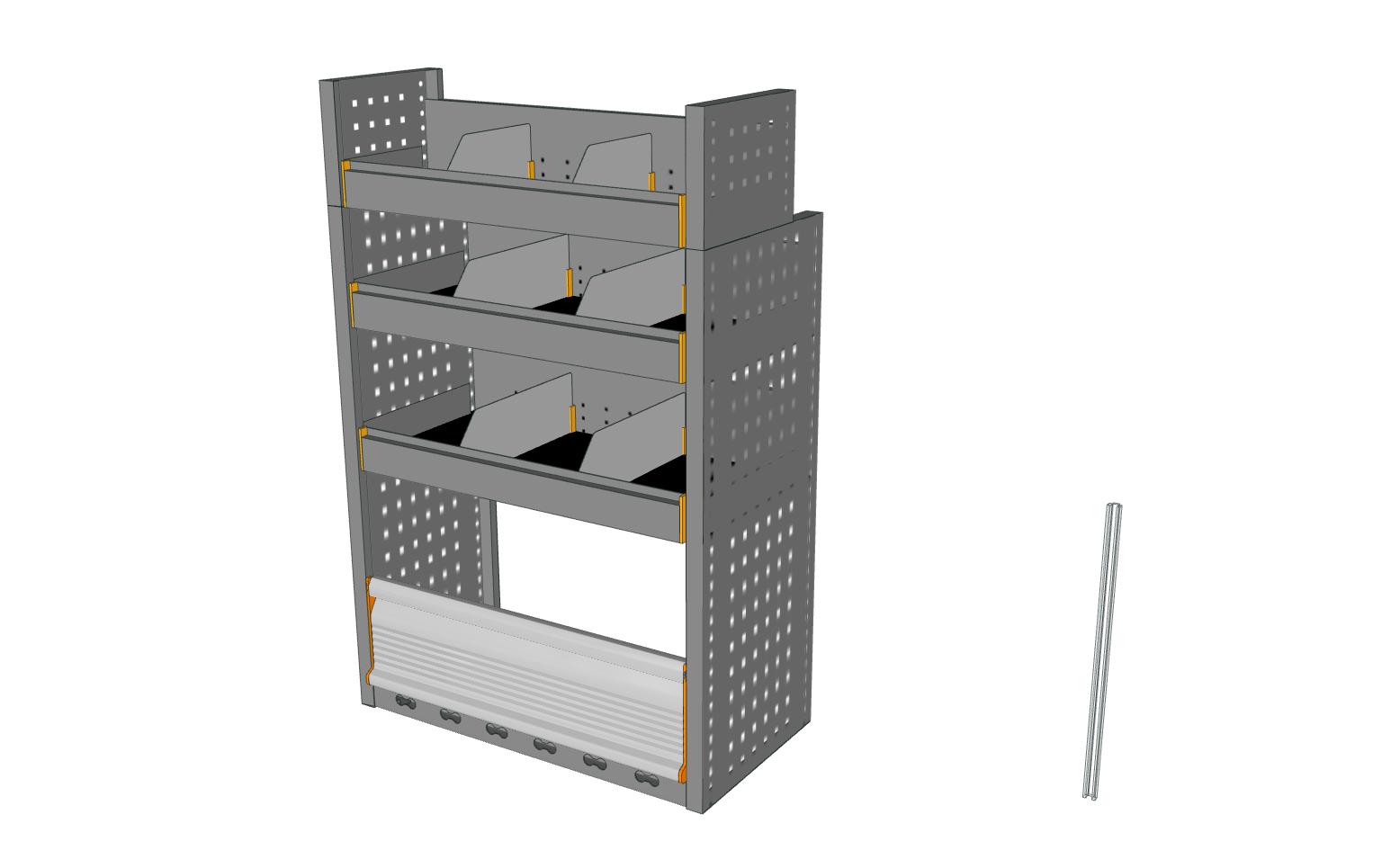 Módulo estanteria para furgonetasC4